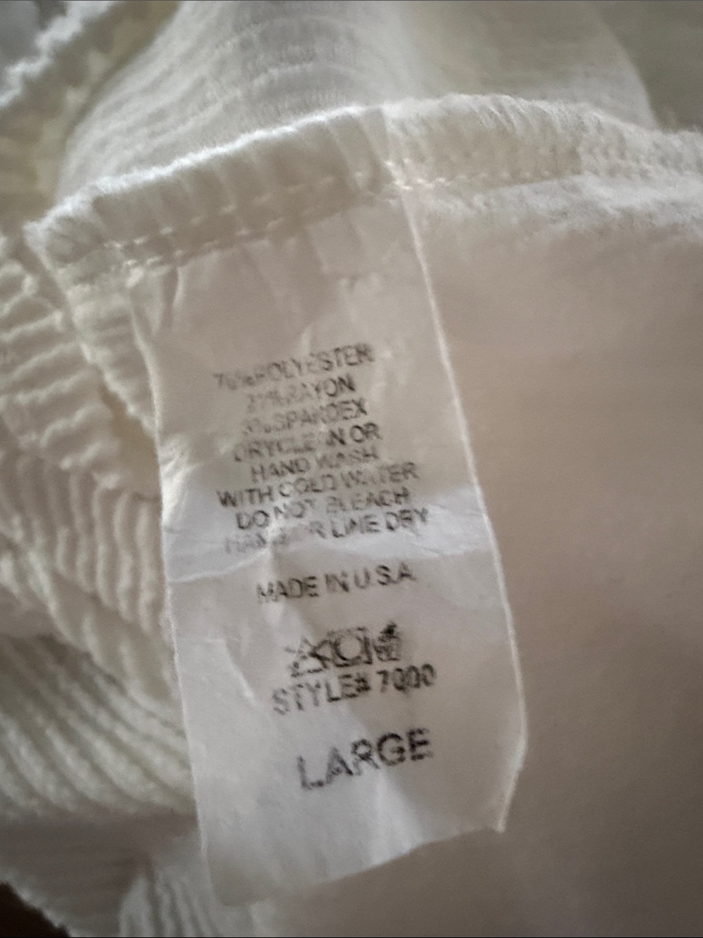 entro Ivory Ribbed Flutter Sleeve Top - Picture 7 of 7